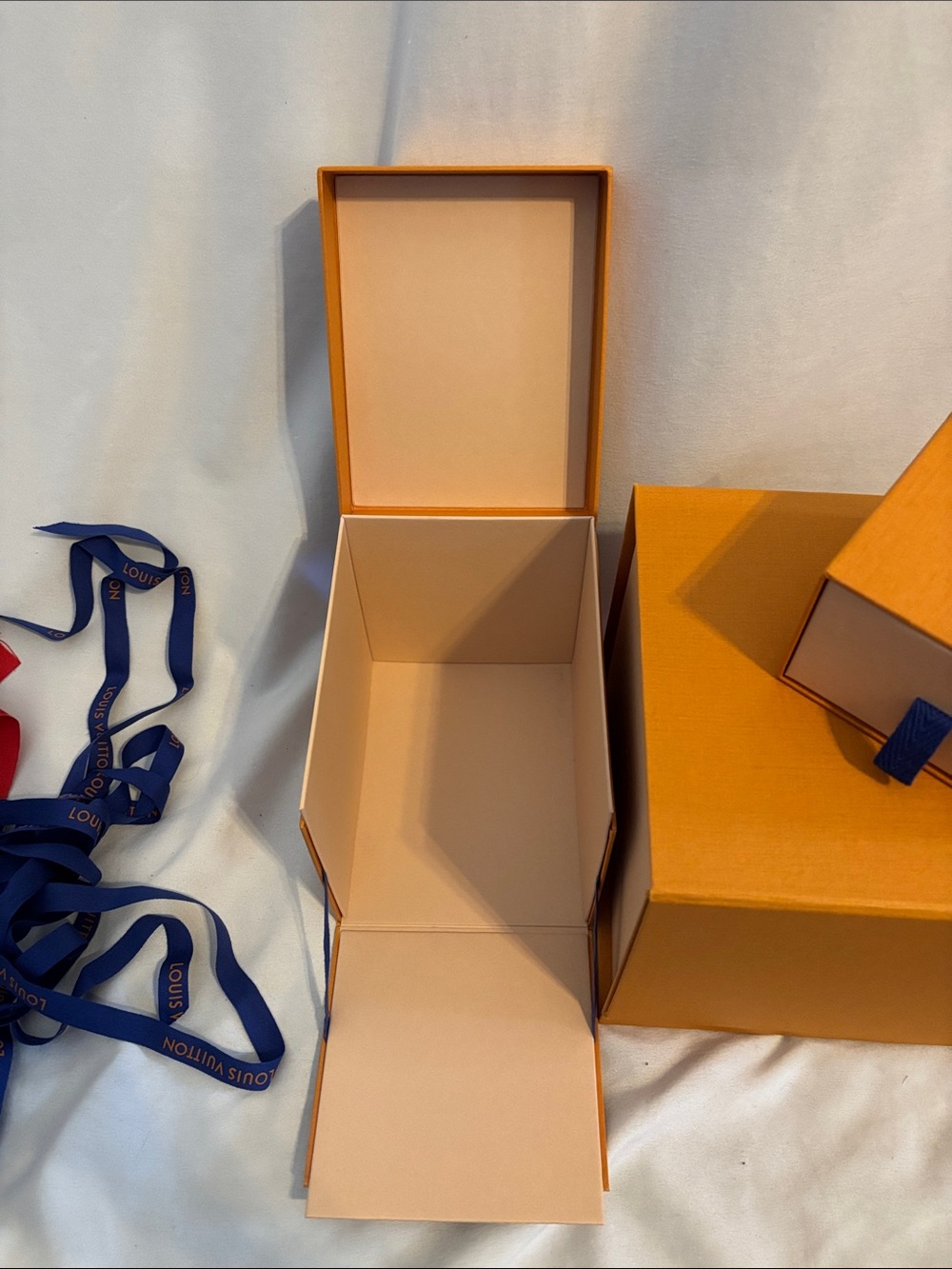 Louis Vuitton Gift Boxes and Ribbons Set of 5 Jewelry Accessories  BOX ONLY - Picture 8 of 8
